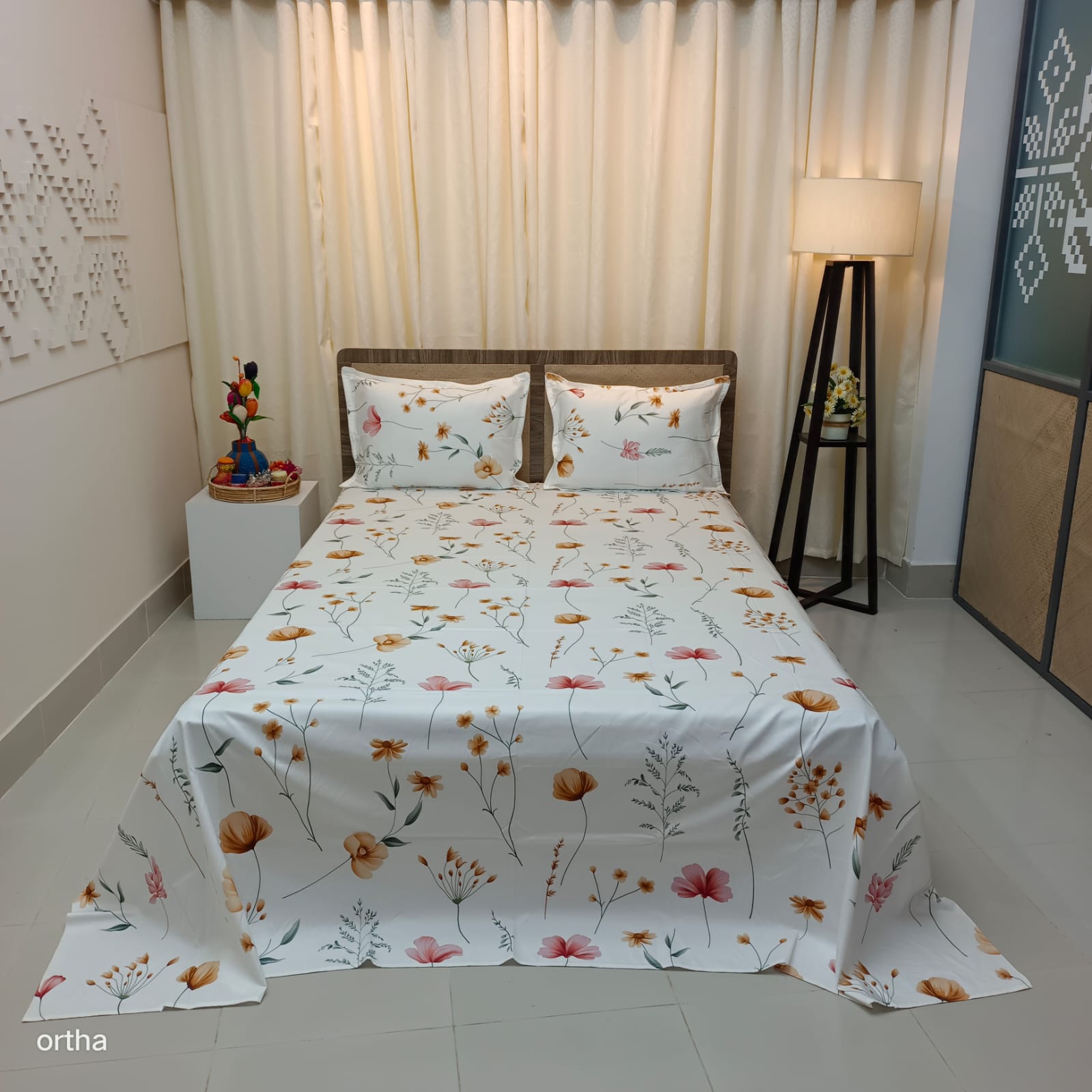 OLS Premium Cotton Bedsheet