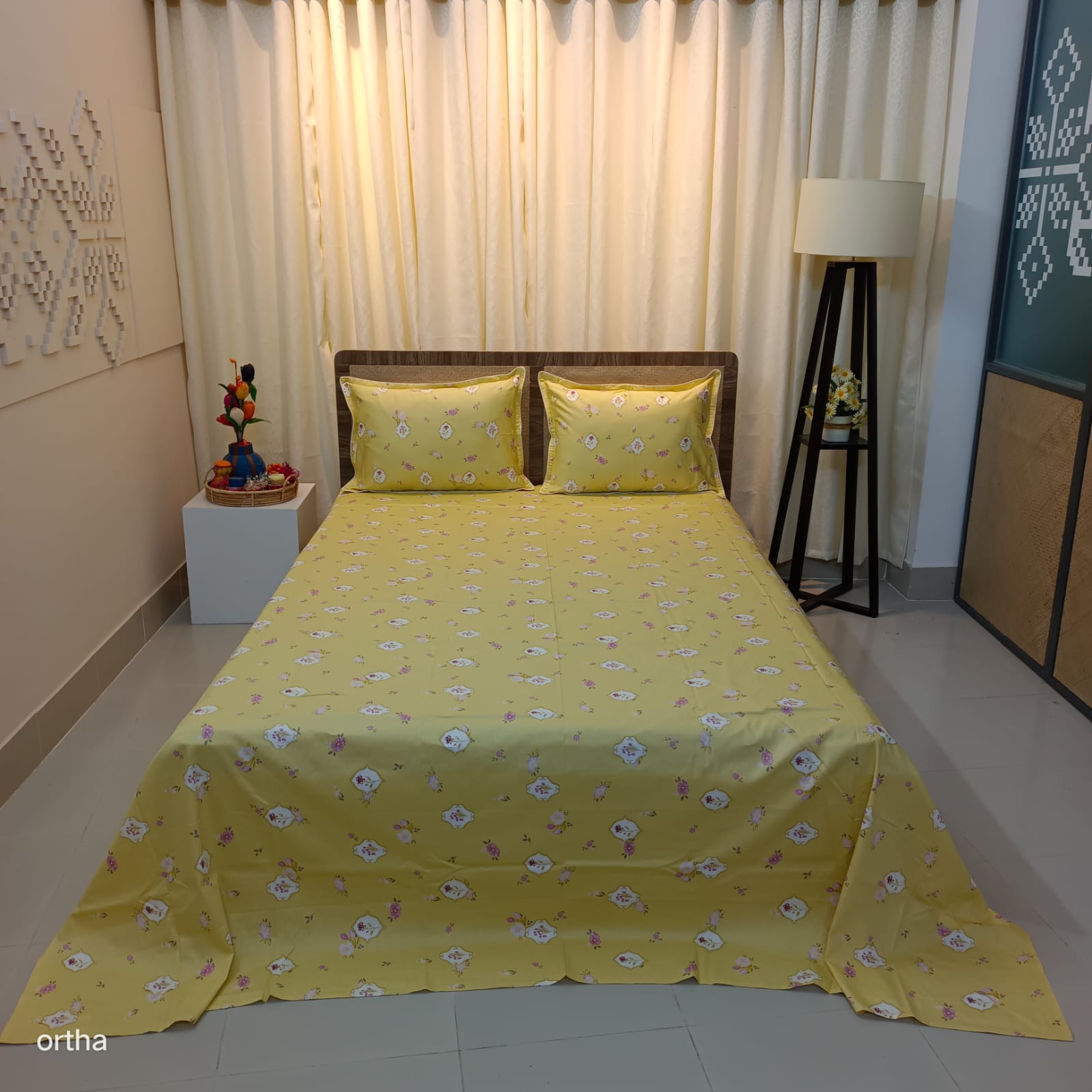 OLS Premium Cotton Bedsheet