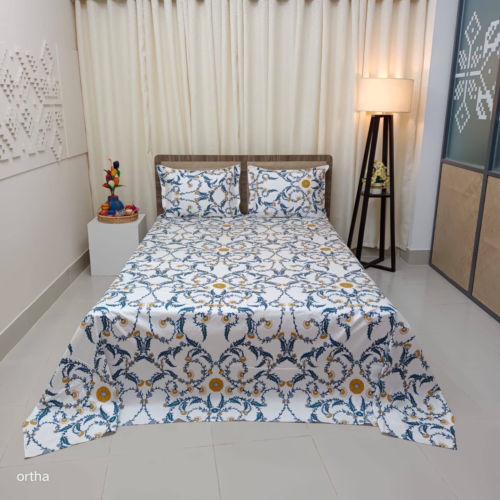 OLS Premium Cotton Bedsheet