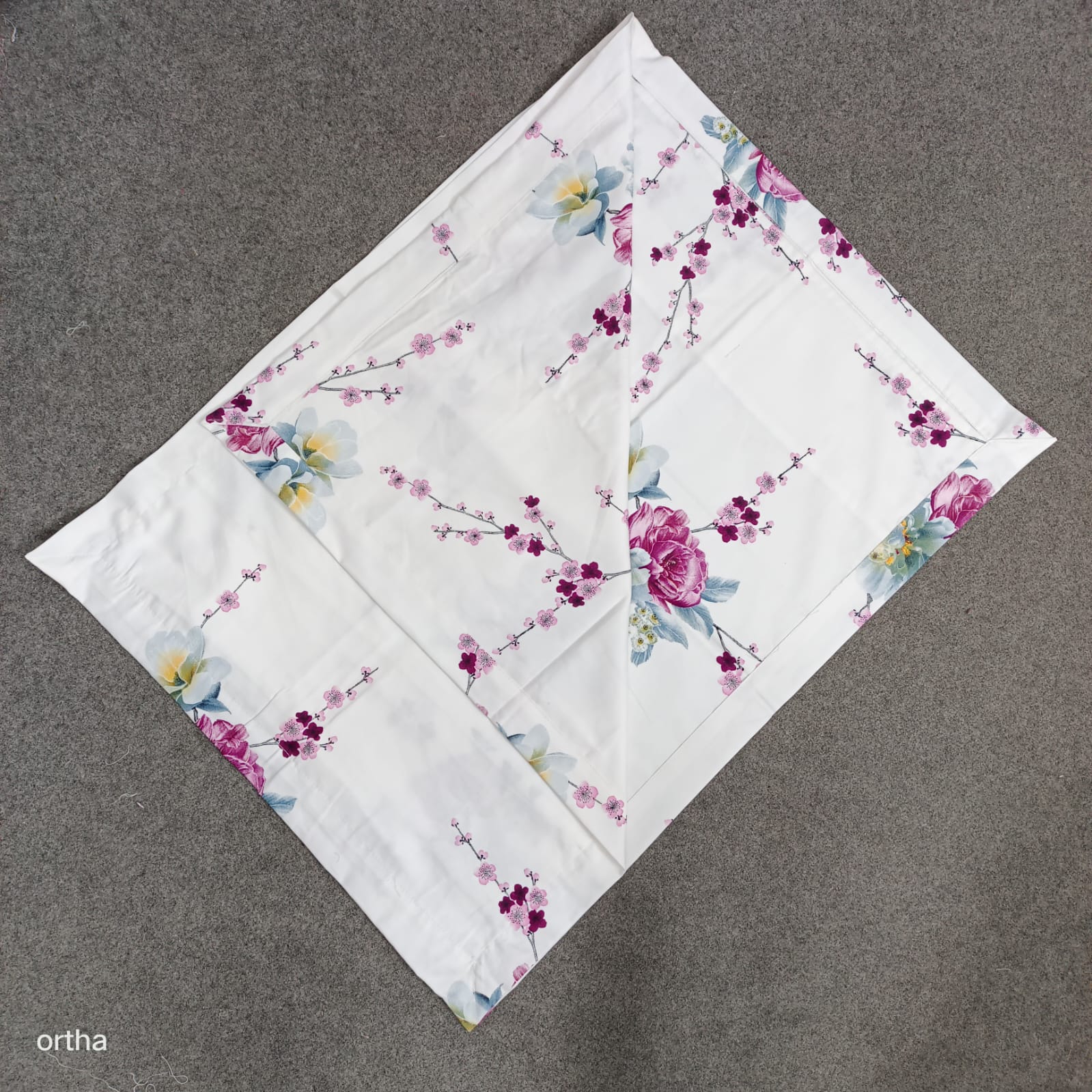 Head Pillow Cover – 100% Cotton – Long 24 Inch- Wide 18 Inch – 1 Pcs