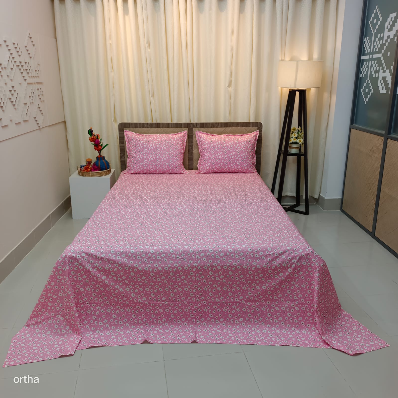 OLS Pure Cotton Bedsheet