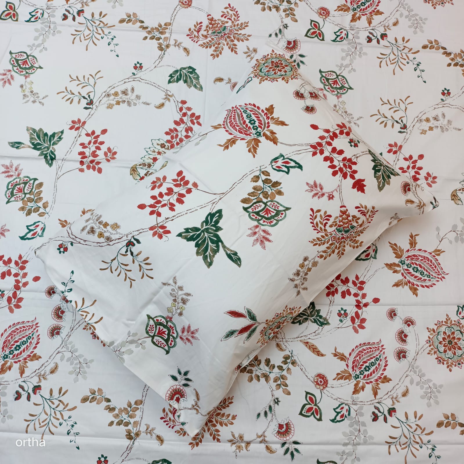 Head Pillow Cover – 100% Cotton (18/26 Inch) – 1 Pcs