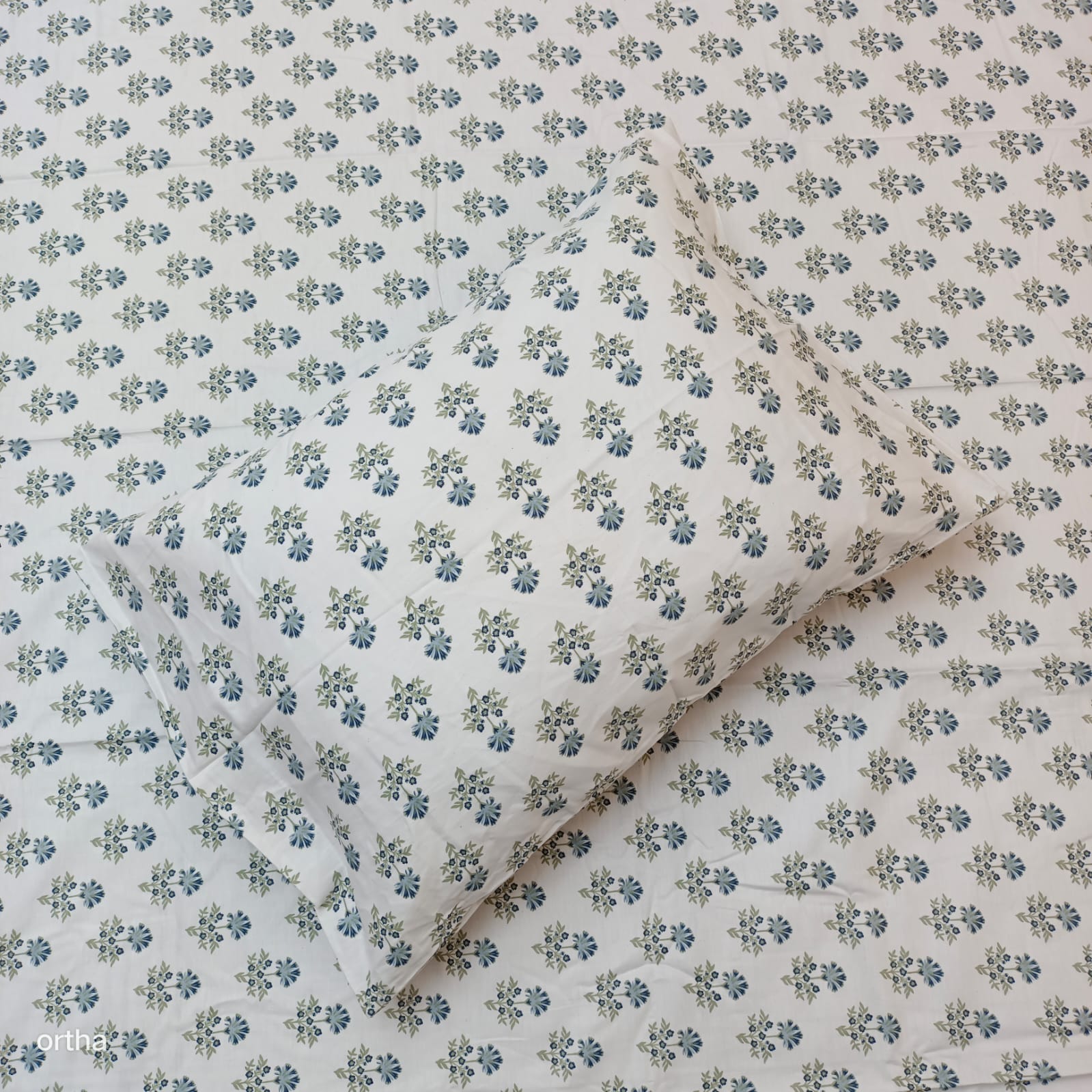 Head Pillow Cover – 100% Cotton (18/26 Inch) – 1 Pcs