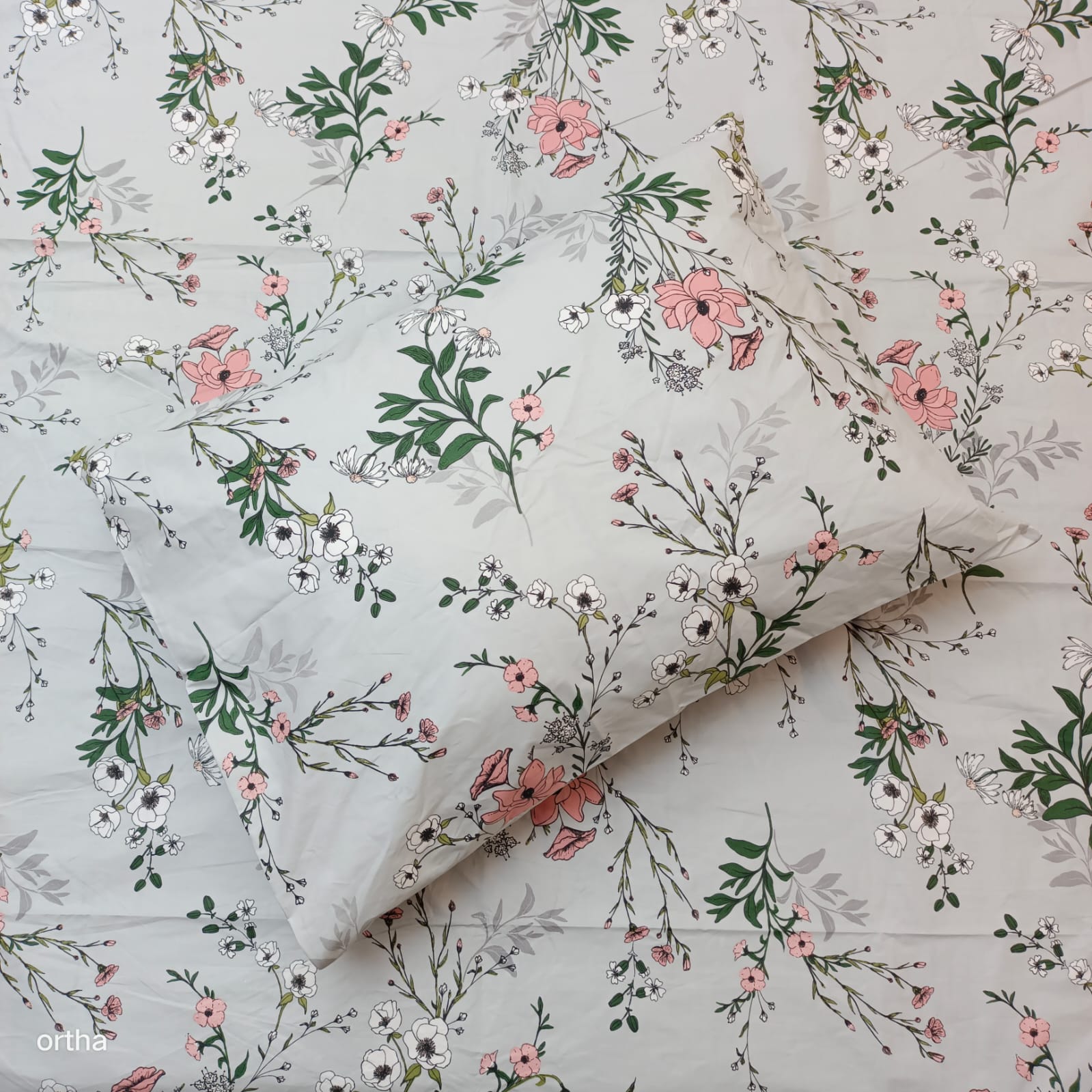 Head Pillow Cover – 100% Cotton (18/26 Inch) – 1 Pcs