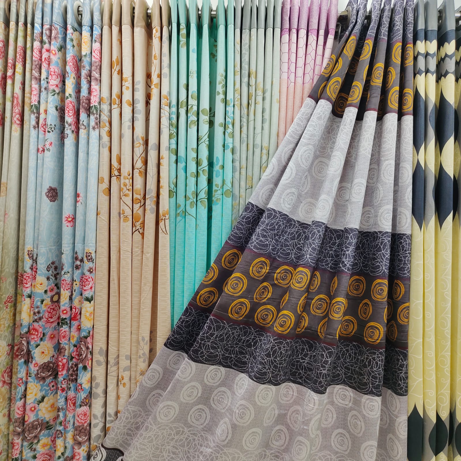 Ortha Luxury Curtain - Ash Ball - 6 Kuchi