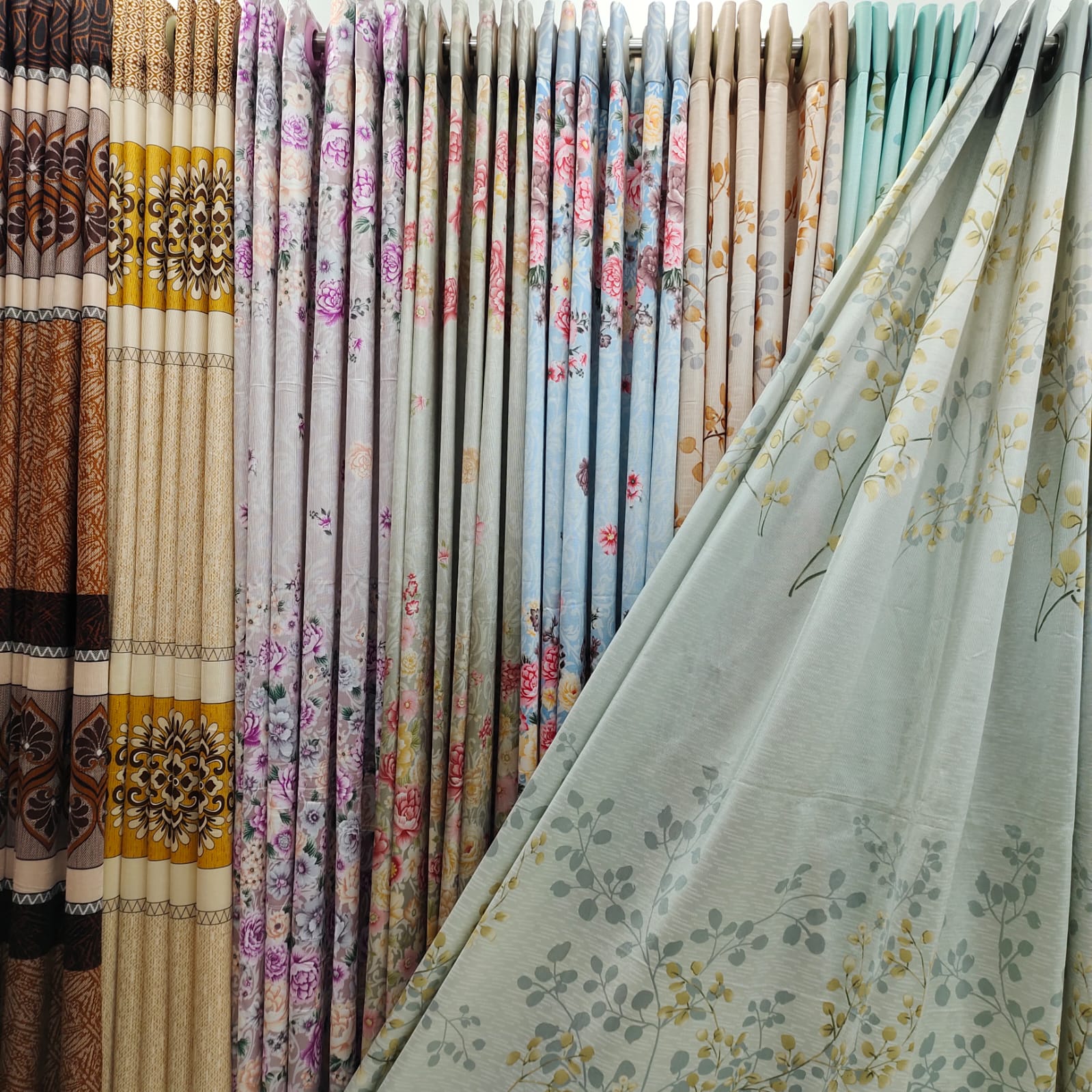 Ortha Luxury Curtain - Lotkon Ash - 6 Kuchi