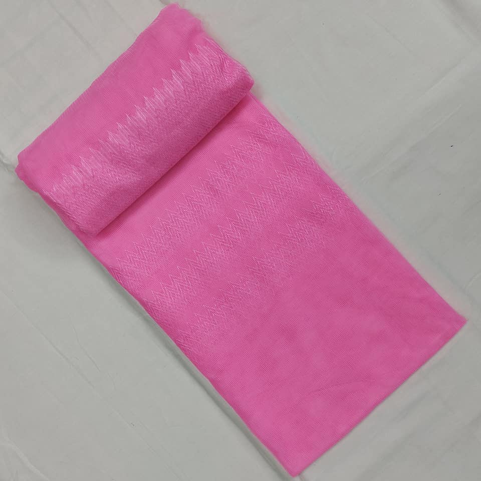 Ortha Crush Net (6/7 Feet) – King Size - Stylish - Pink