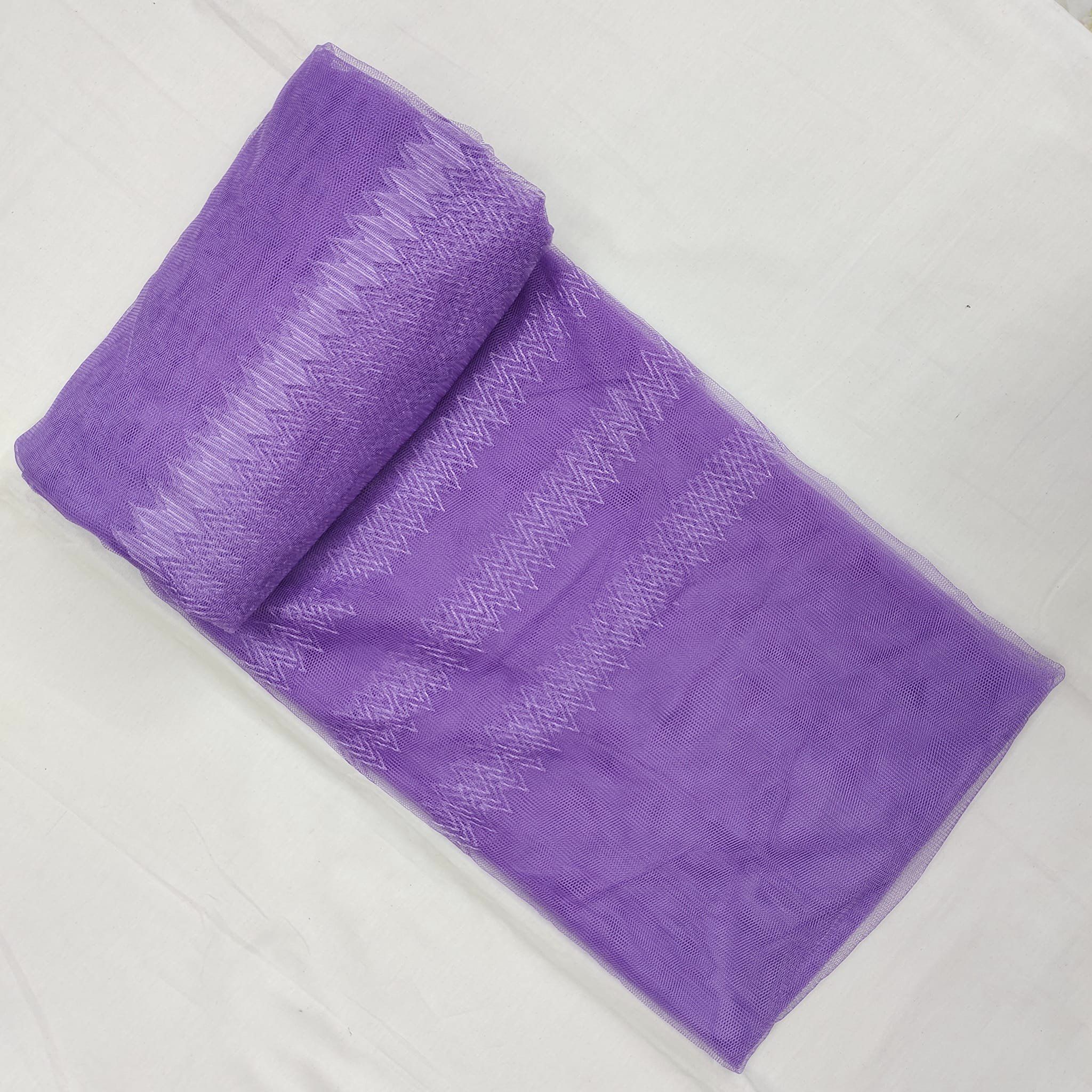 Ortha Crush Net (6/7 Feet) – King Size – Stylish – Purple