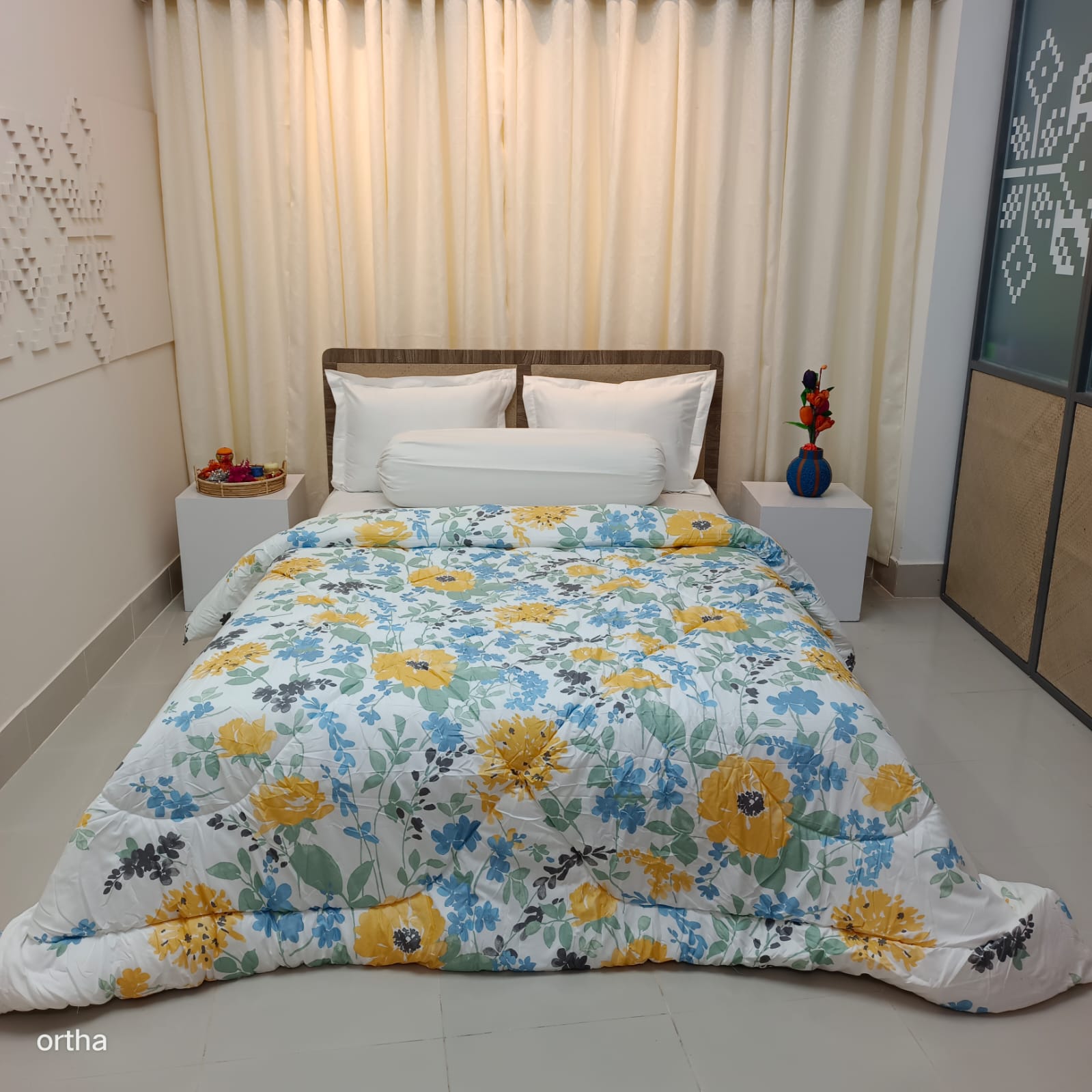 Export Quality King Size Ortha Exclusive Comforter (85 X 90 Inch) – Flora Forest