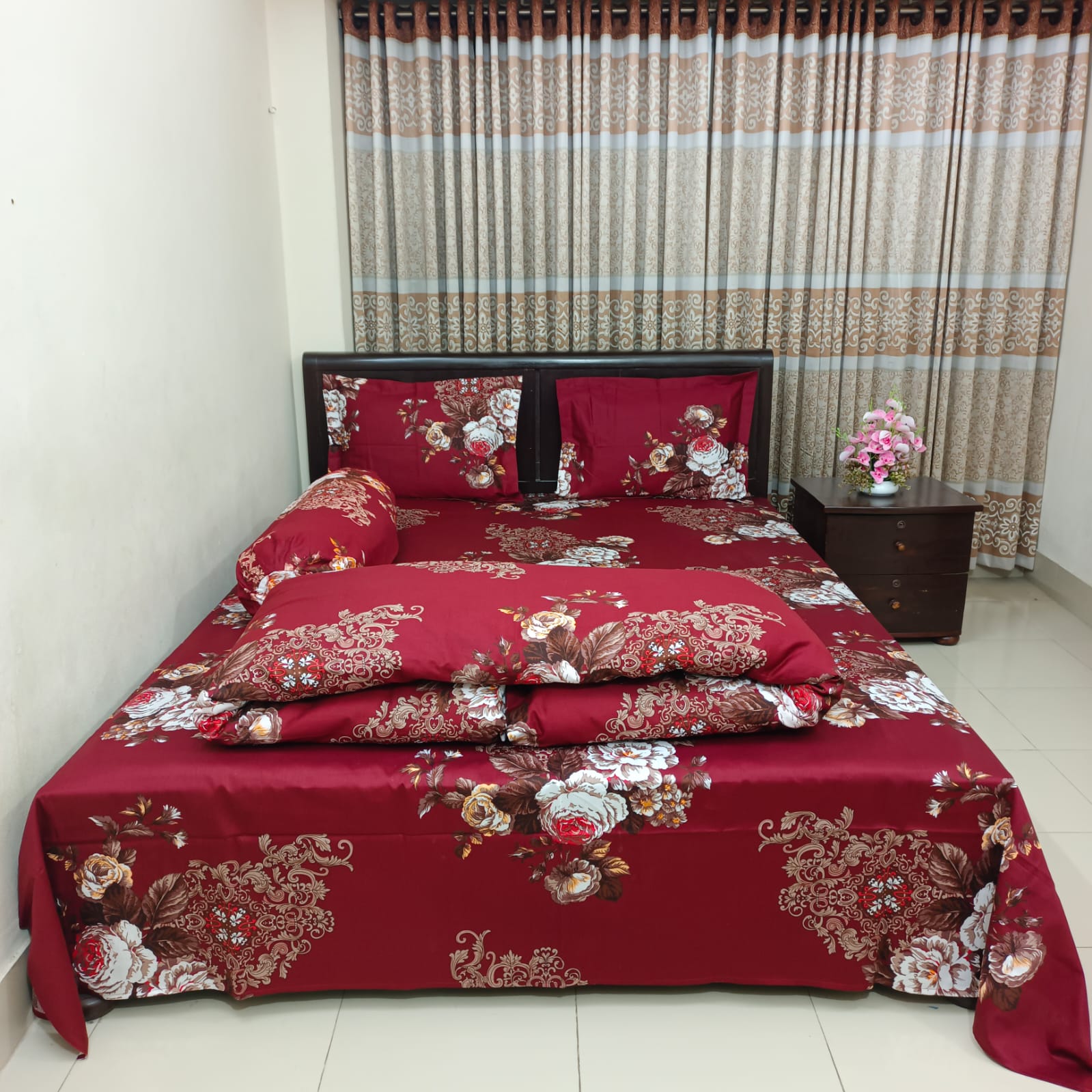 5 Pecs King Size Ortha Luxury Couple Comforter Set (Best Selling)