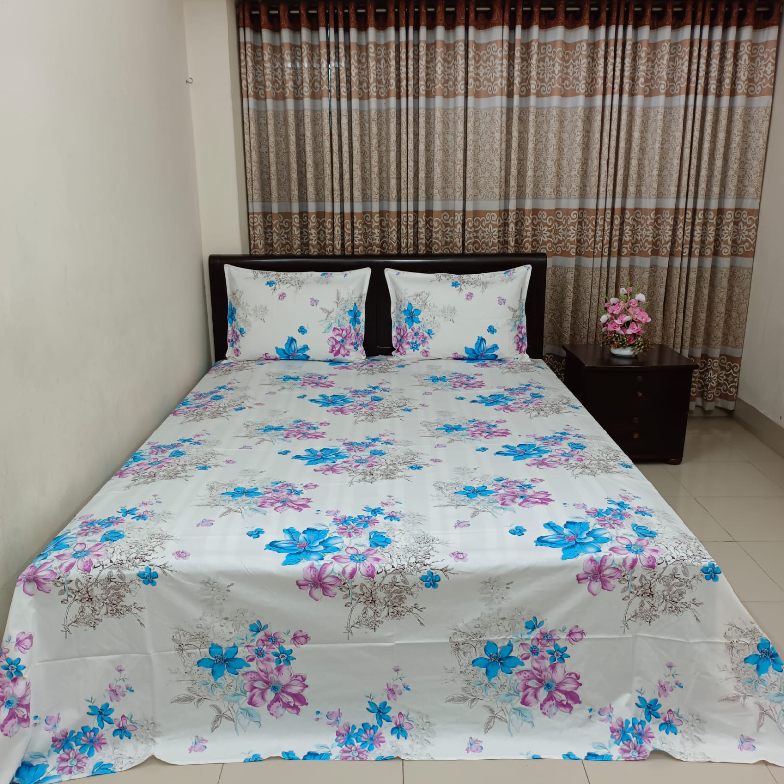 Super King Size Export Quality 100% Cotton Bed Sheet – Bon Phul
