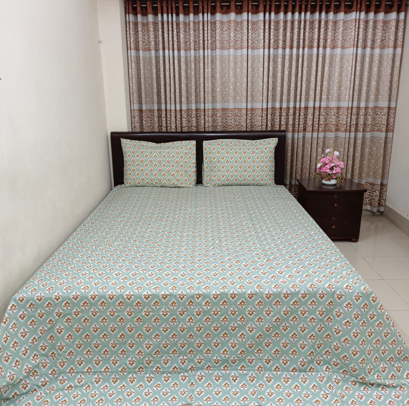 ORTHA EXPORT COTTON KING SIZE BEDSHEET