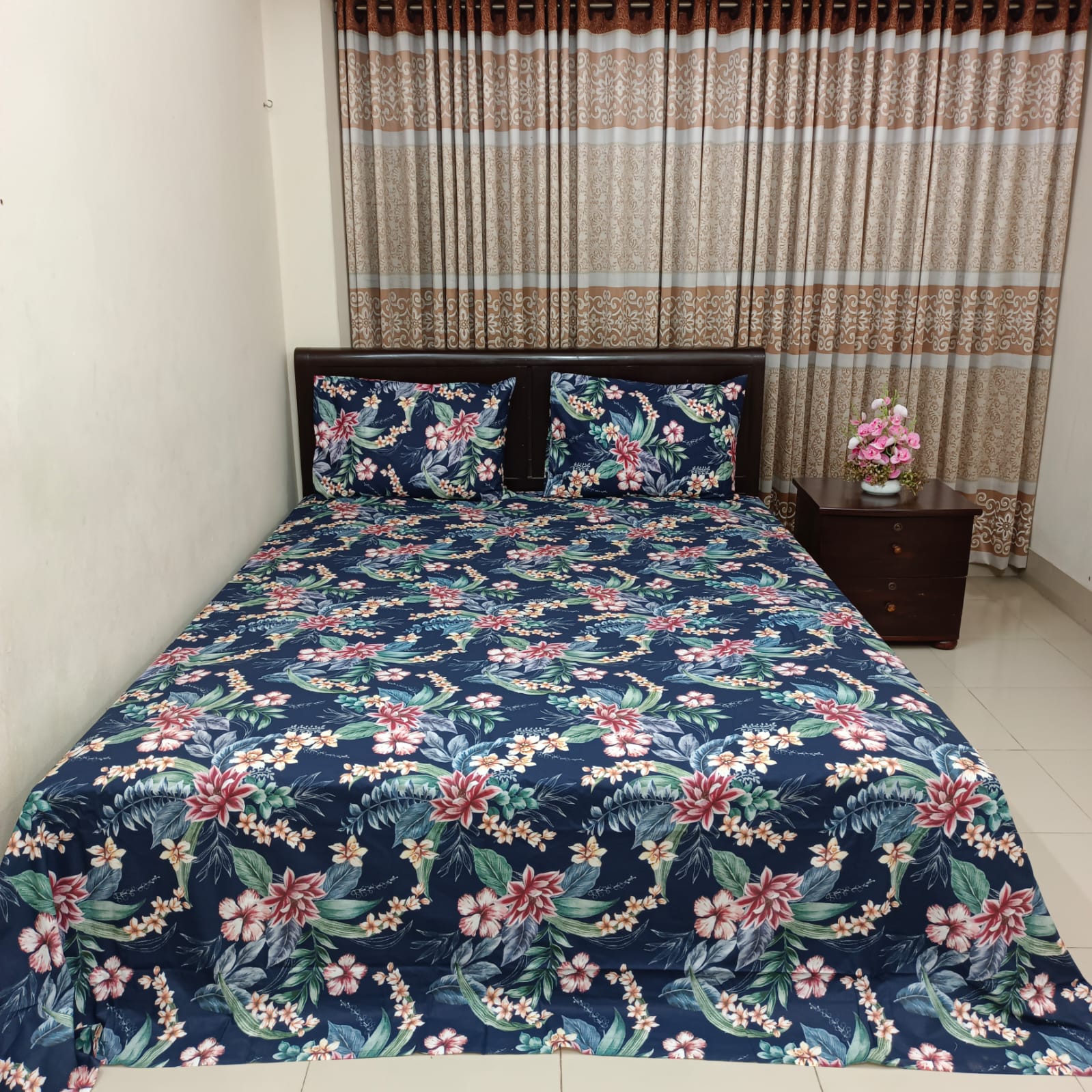 ORTHA EXPORT COTTON KING SIZE BEDSHEET