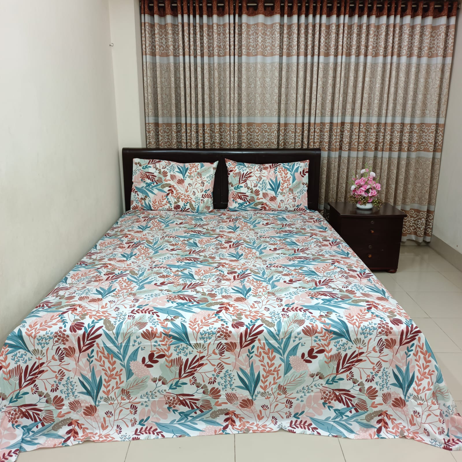 ORTHA EXPORT COTTON KING SIZE BEDSHEET