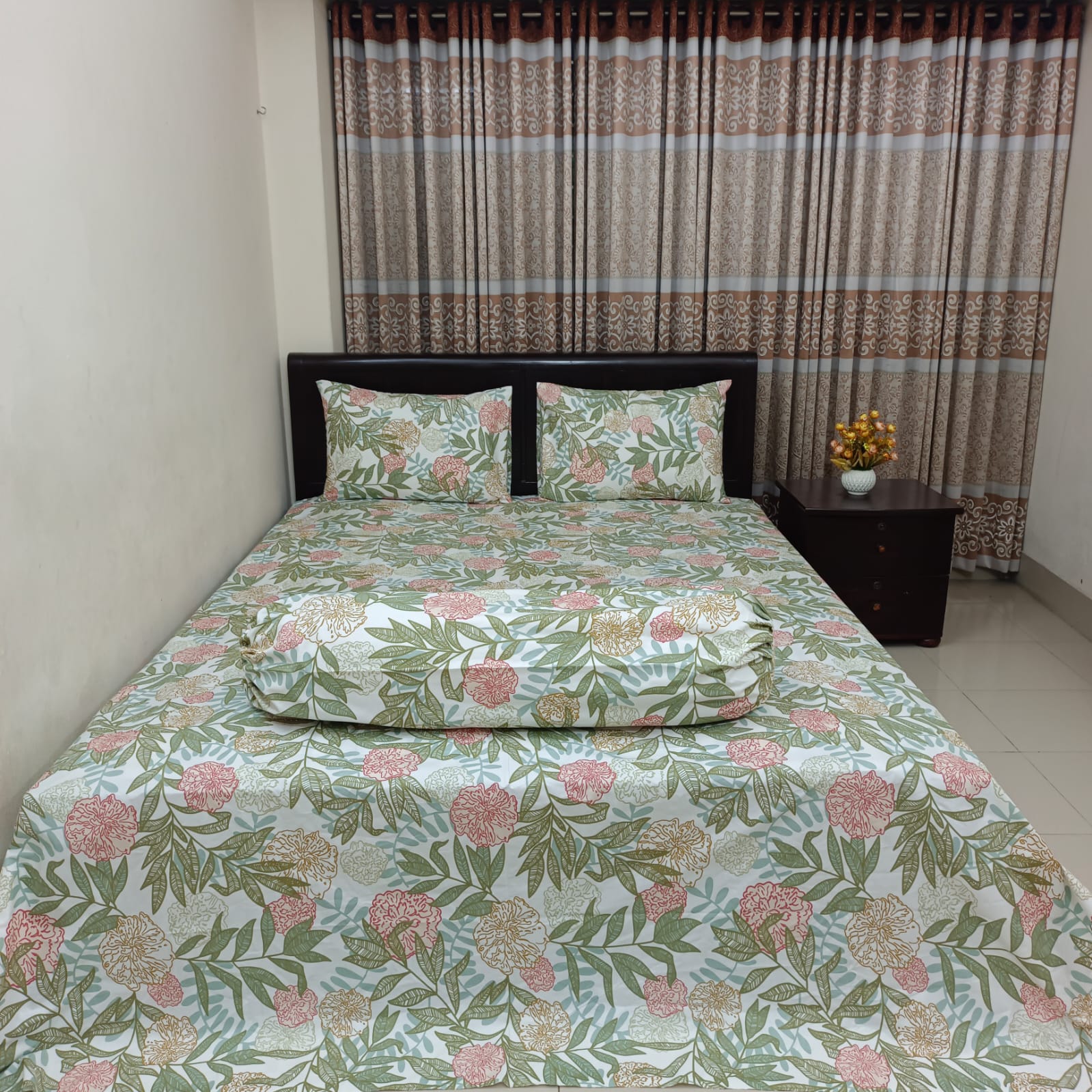 ORTHA EXCLUSIVE COTTON SUPER KING SIZE BEDSHEET – 4 Pecs Set