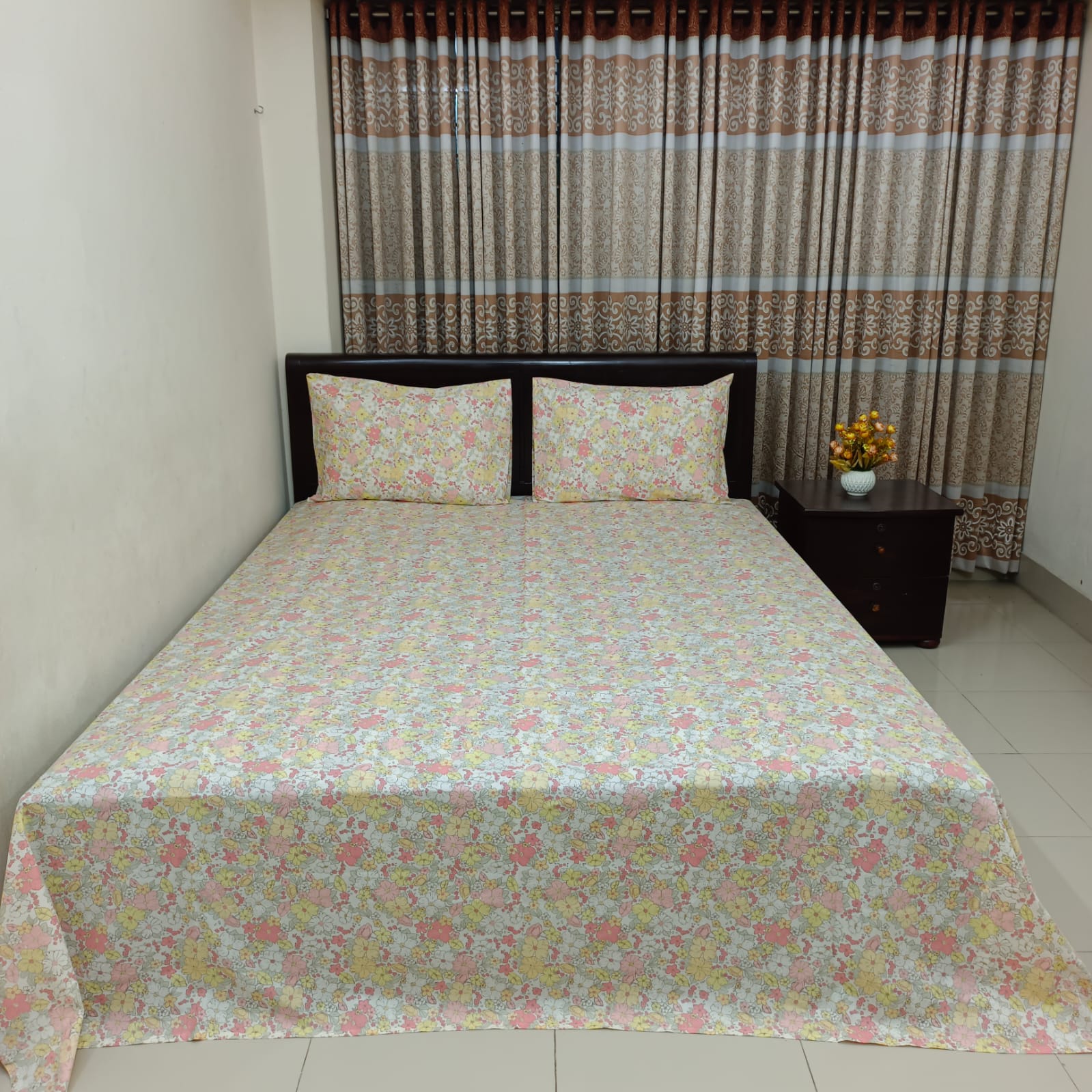 ORTHA EXPORT COTTON KING SIZE BEDSHEET