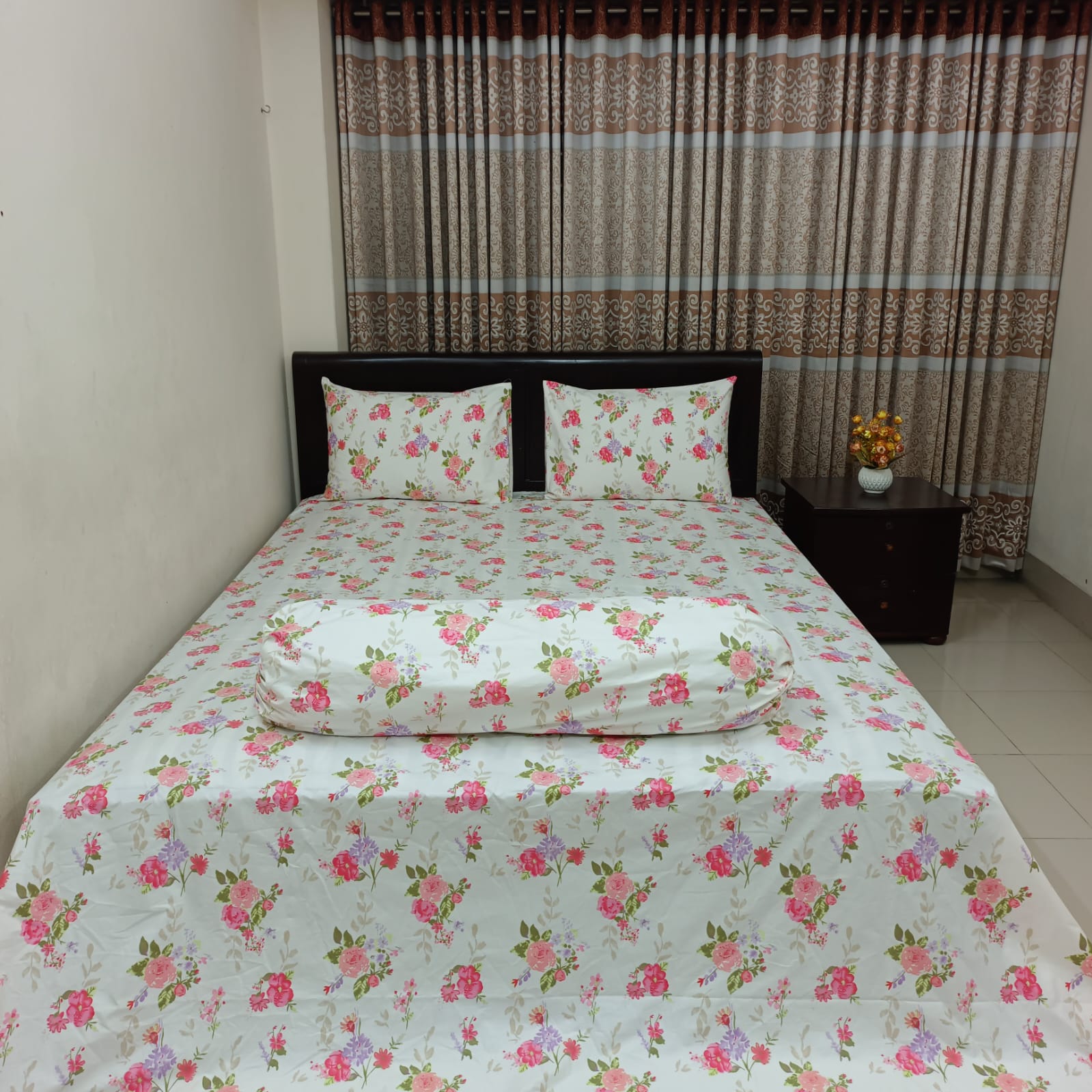 ORTHA EXCLUSIVE COTTON SUPER KING SIZE BEDSHEET – 4 Pecs Set