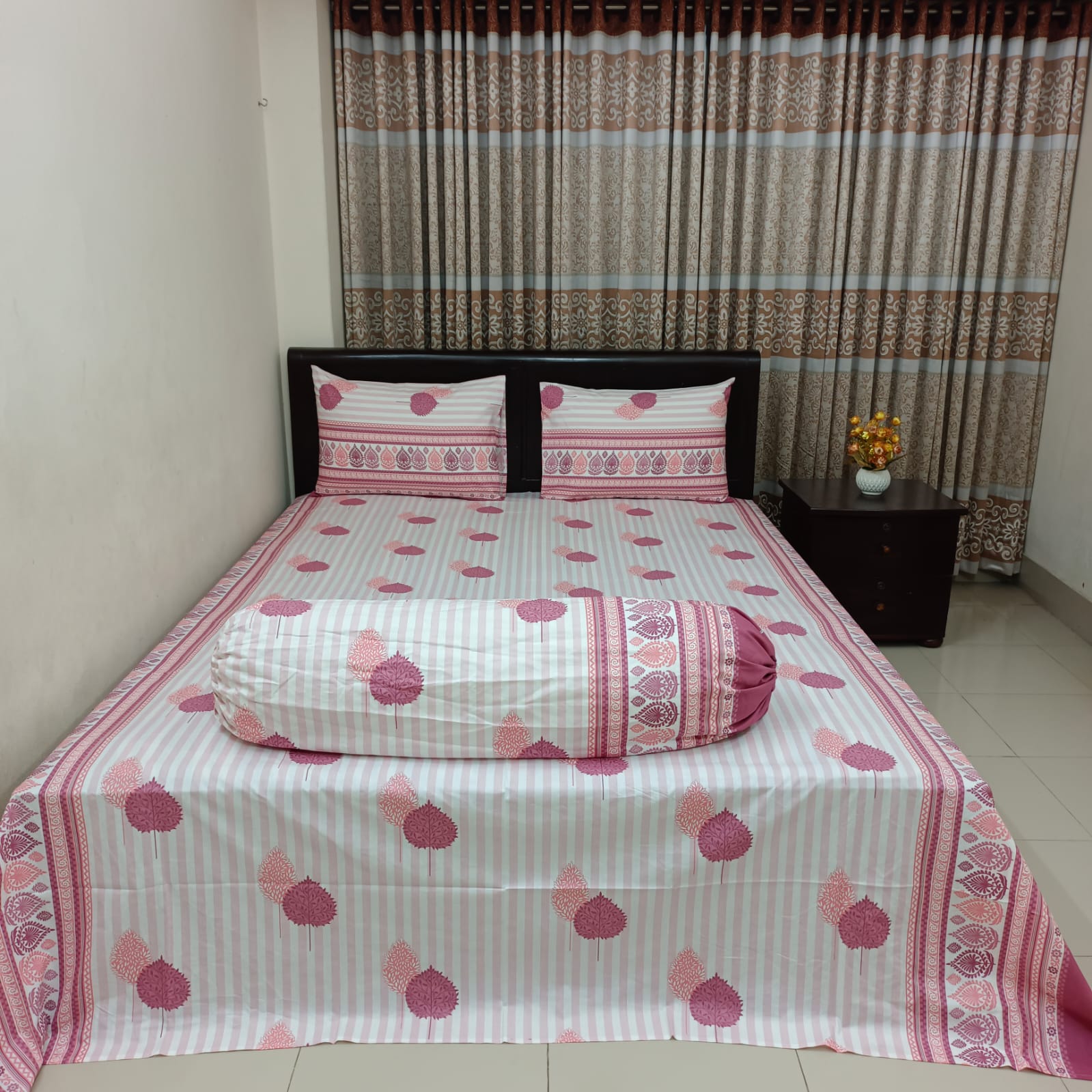 ORTHA EXCLUSIVE COTTON SUPER KING SIZE BEDSHEET – 4 Pecs Set