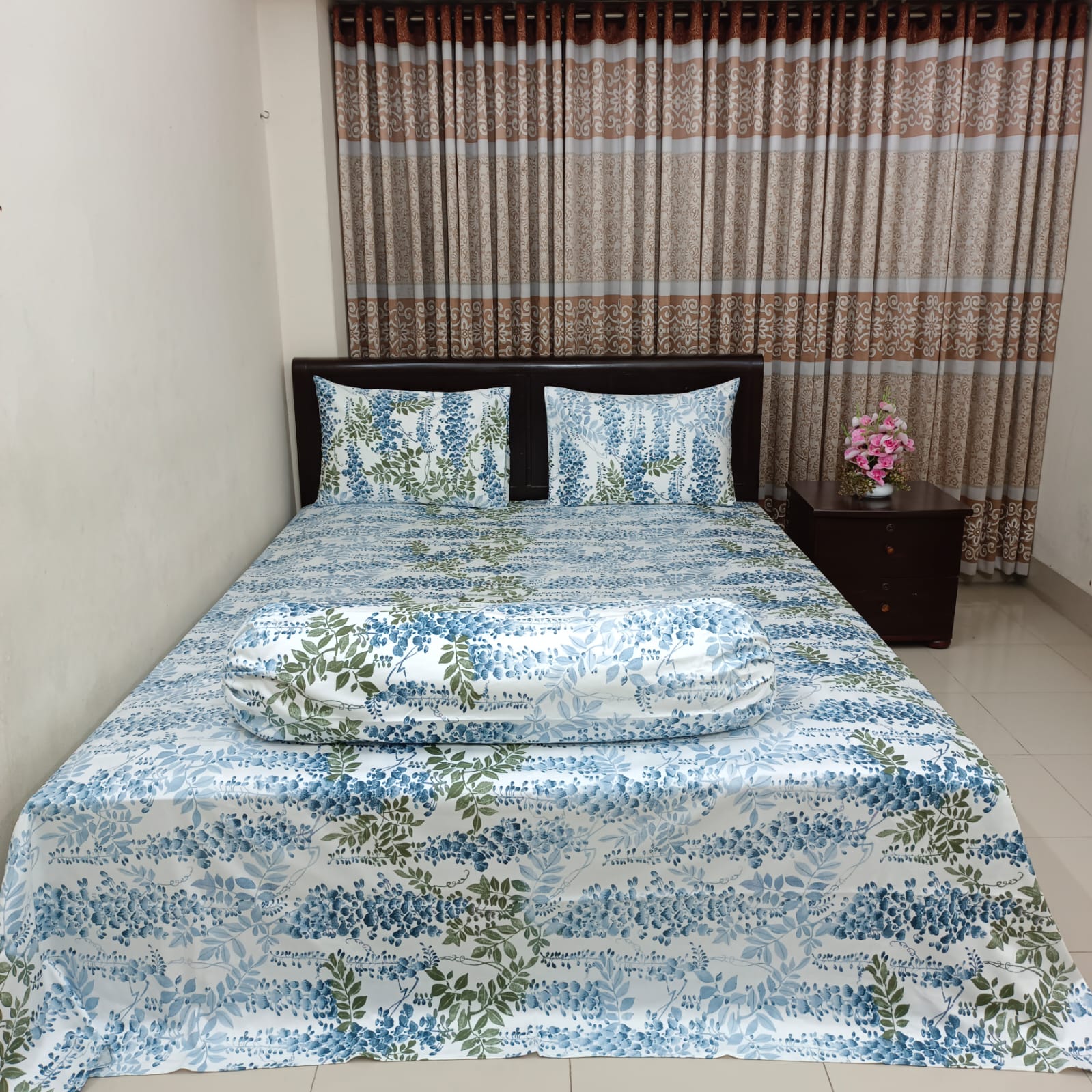 30/30 Count Luxury Exclusive Ortha Bedsheet – King Size – 4 Pecs Set