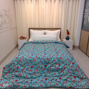 Finest Quality King Size Ortha Luxury Comforter (7 X 7.5 Feet) - Feather Touch Padding - Pori Paste