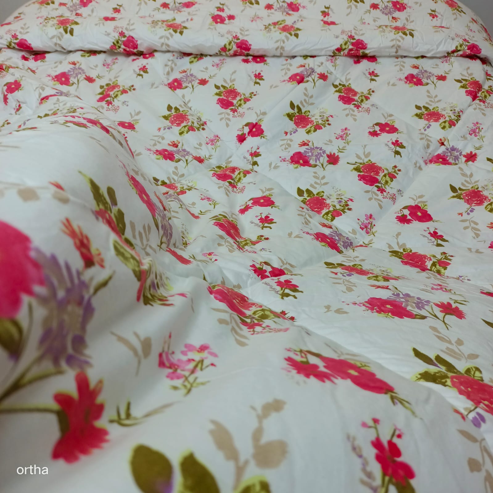 Export Quality King Size Ortha Exclusive Comforter (85 X 90 Inch) – Love Rose - Image 2