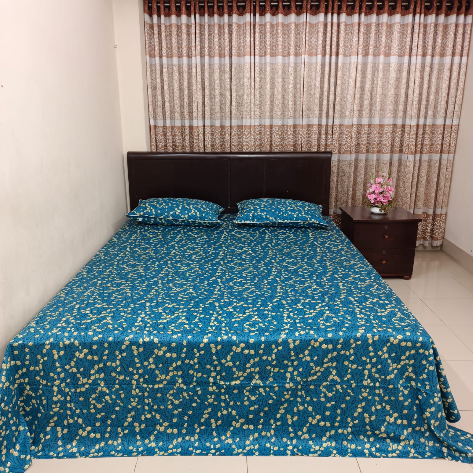 30/30 Count Luxury Exclusive Ortha Bedsheet – King Size – 3 Pecs Set