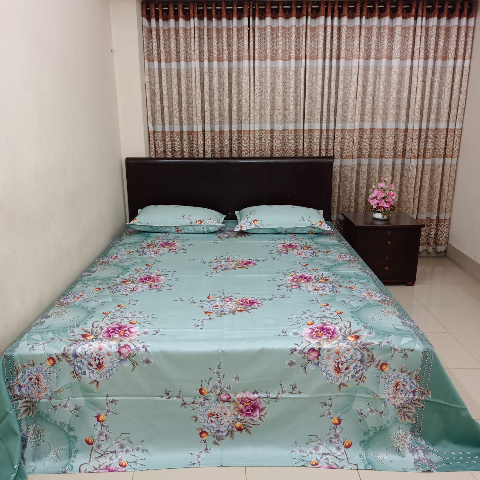 30/30 Count Luxury Exclusive Ortha Bedsheet – King Size – 3 Pecs Set