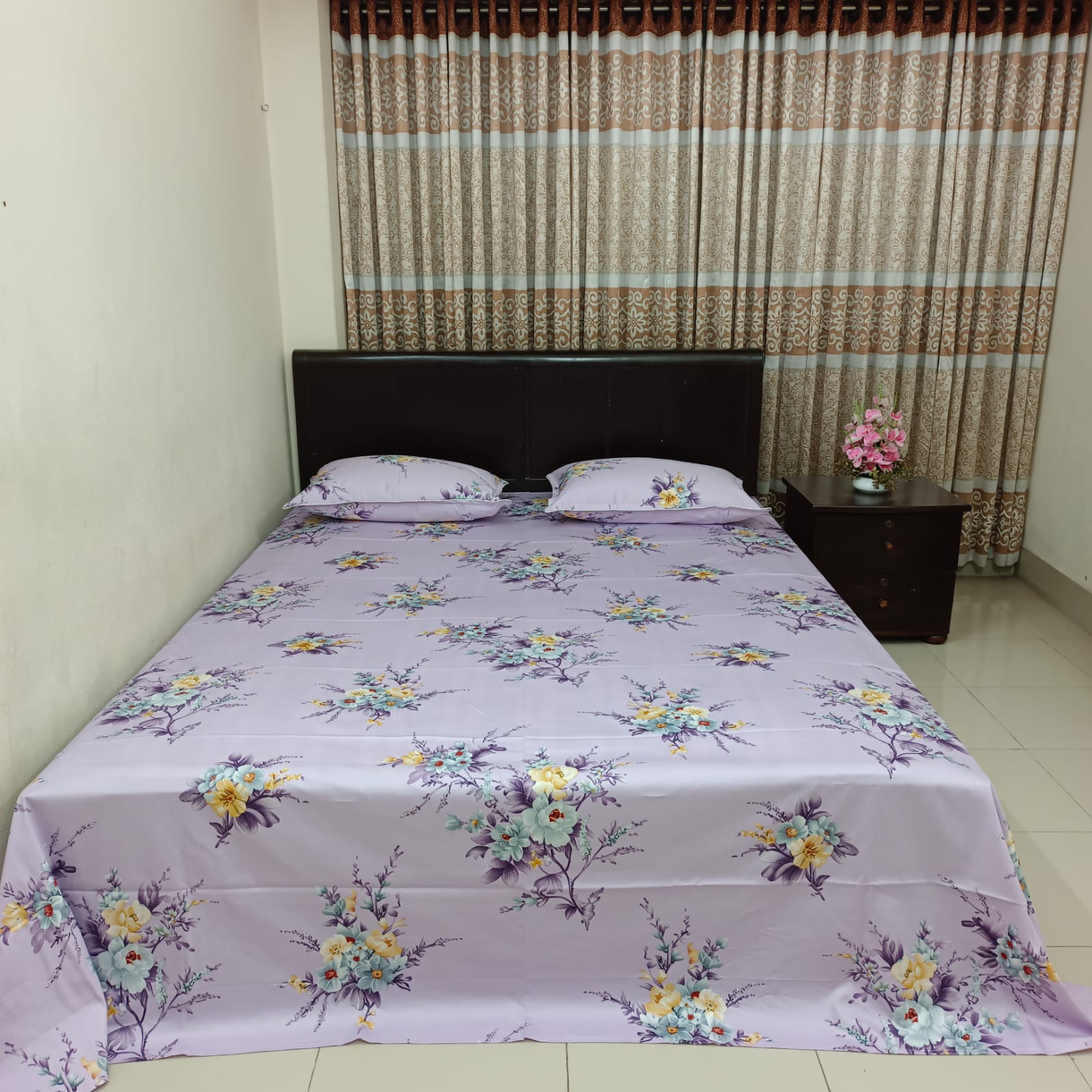30/30 Count Luxury Exclusive Ortha Bedsheet – King Size – 3 Pecs Set