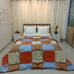 Finest Quality King Size Ortha Luxury Comforter (7 X 7.5 Feet) - Feather Touch Padding - Chocolate Box