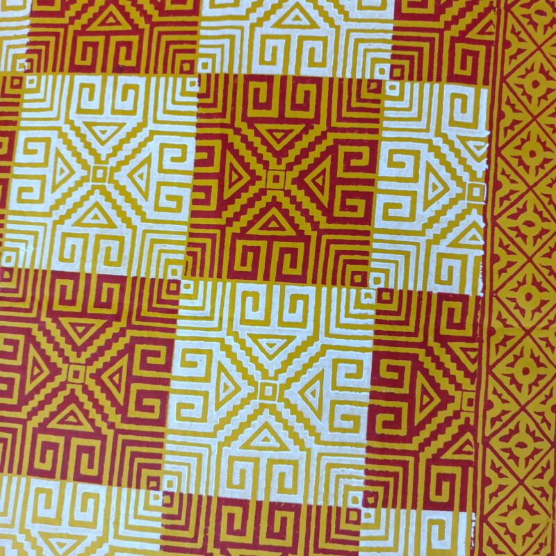 Hand Block Ortha Bedsheet – 4 Pecs – King Size - Image 5