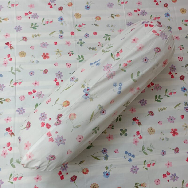 ORTHA EXPORT COTTON KING SIZE DOUBLE BEDSHEET – 3 PECS SET – MULTI FLOWER - Image 3