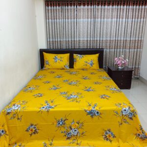 30/30 Count Luxury Exclusive Ortha Bedsheet – King Size – 3 Pecs Set – Bashonti
