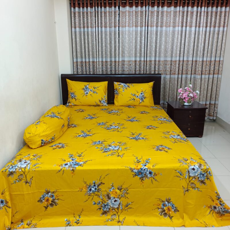 30/30 Count Luxury Exclusive Ortha Bedsheet – King Size – 3 Pecs Set – Bashonti - Image 5