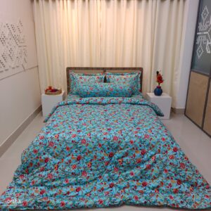 5 Pecs King Size Ortha Luxury Couple Comforter Set (Pori Paste)