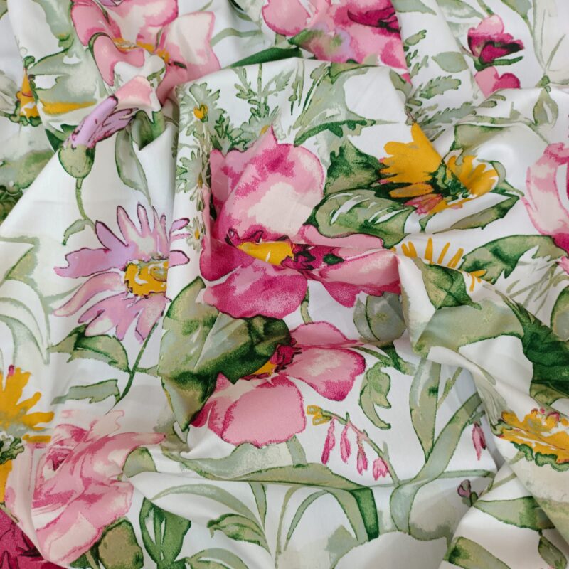 30/30 Count Luxury Exclusive Ortha Bedsheet – King Size – 3 Pecs Set - Forest Rose - Image 6