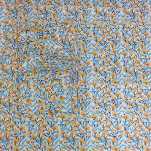 ORTHA EXPORT COTTON KING SIZE DOUBLE BEDSHEET – 3 PECS SET – BLUE IRISH
