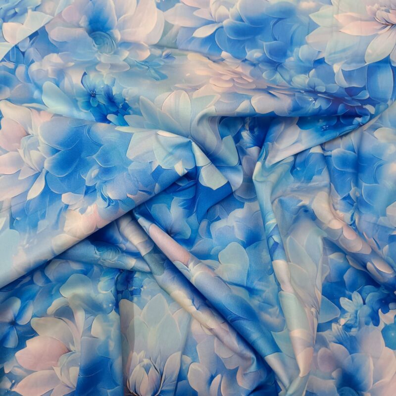 Super King Size High Quality 3D Design Satin Cotton Bed Sheet – 3 Pecs Set – Camelia - Image 8