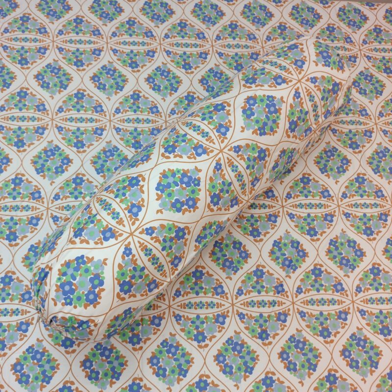ORTHA EXPORT COTTON KING SIZE DOUBLE BEDSHEET – 3 PECS SET – ITALIANO MOSAIC - Image 2