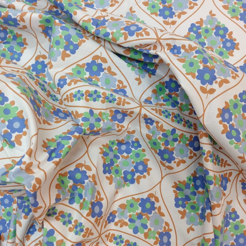 ORTHA EXPORT COTTON KING SIZE DOUBLE BEDSHEET – 3 PECS SET – ITALIANO MOSAIC - Image 8