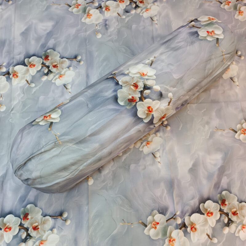 Super King Size High Quality 3D Design Satin Cotton Bed Sheet – 3 Pecs Set – G Bell - Image 6