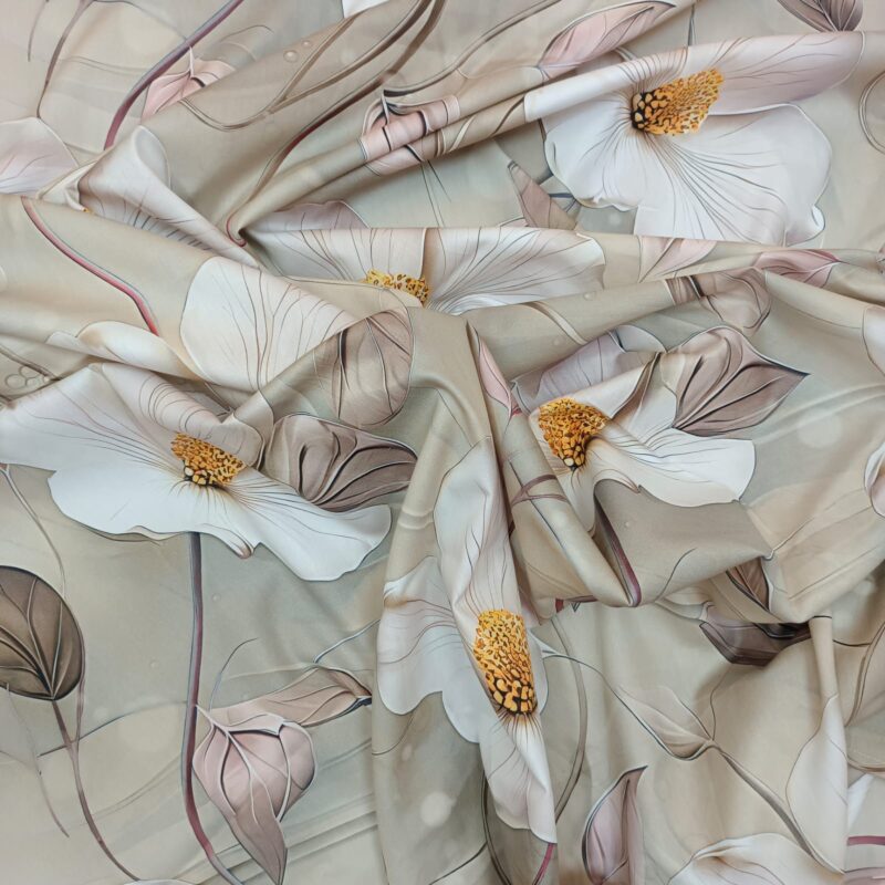 Super King Size High Quality 3D Design Satin Cotton Bed Sheet – 3 Pecs Set – Primrose - Image 8