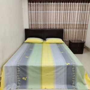ORTHA EXCLUSIVE COTTON KING SIZE BEDSHEET – 3 PECS SET