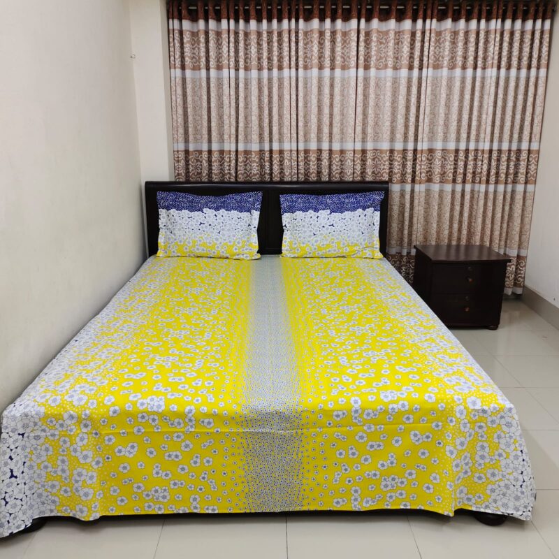 ORTHA EXCLUSIVE COTTON KING SIZE BEDSHEET – 3 PECS SET