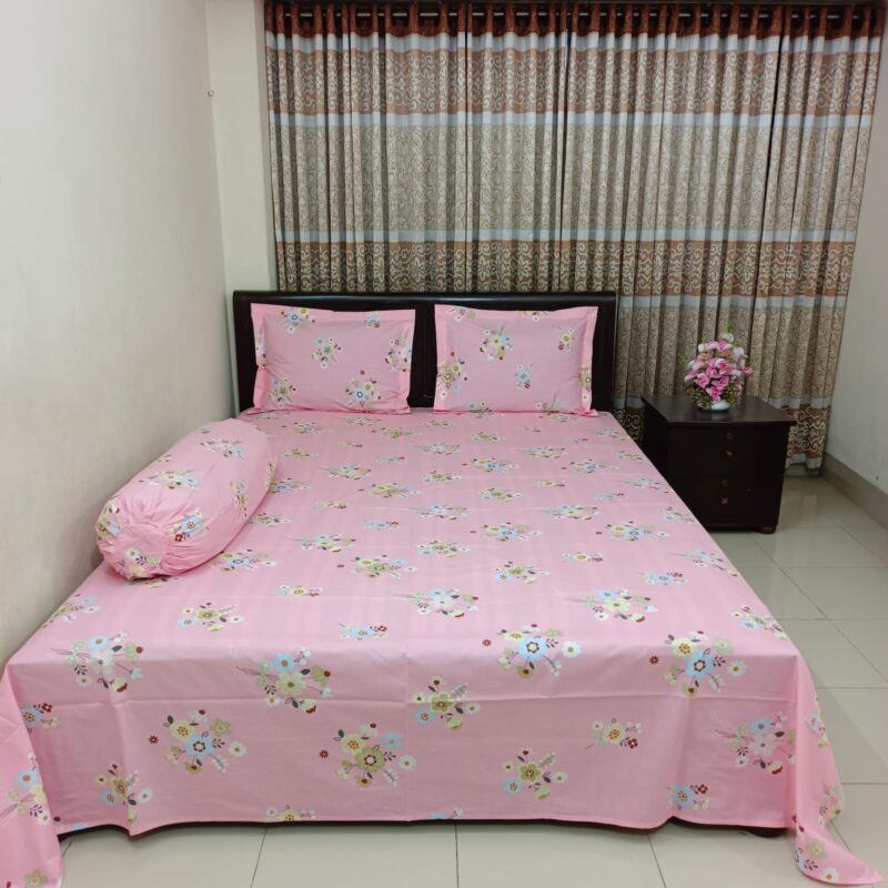 ORTHA EXCLUSIVE COTTON KING SIZE BEDSHEET – 3 PECS SET - Image 5