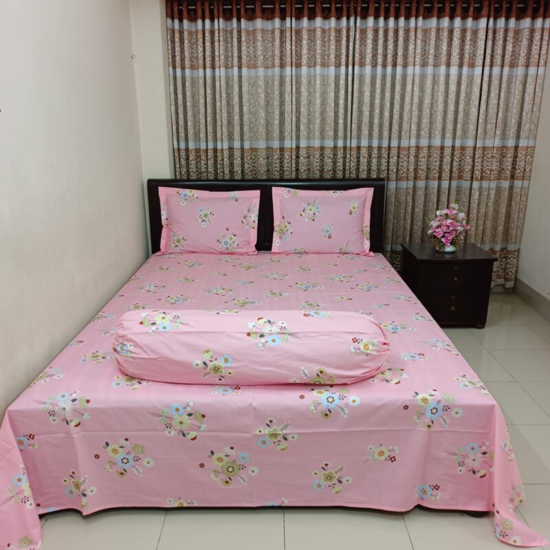ORTHA EXCLUSIVE COTTON KING SIZE BEDSHEET – 3 PECS SET - Image 4