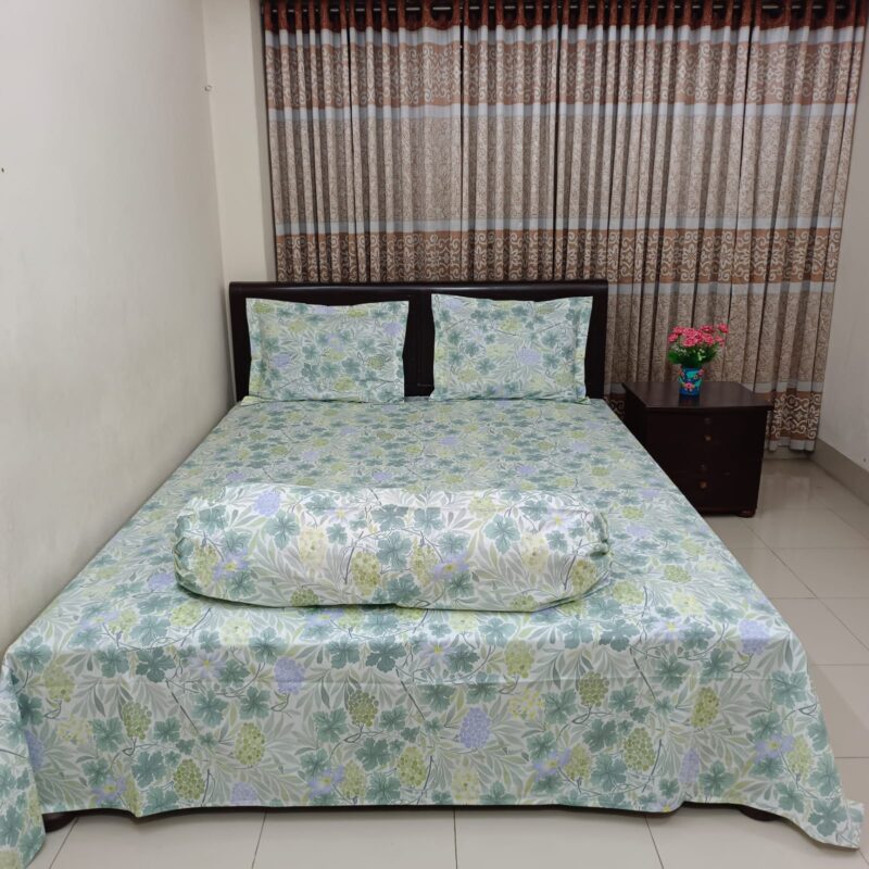 ORTHA EXCLUSIVE COTTON KING SIZE BEDSHEET – 3 PECS SET - Image 4