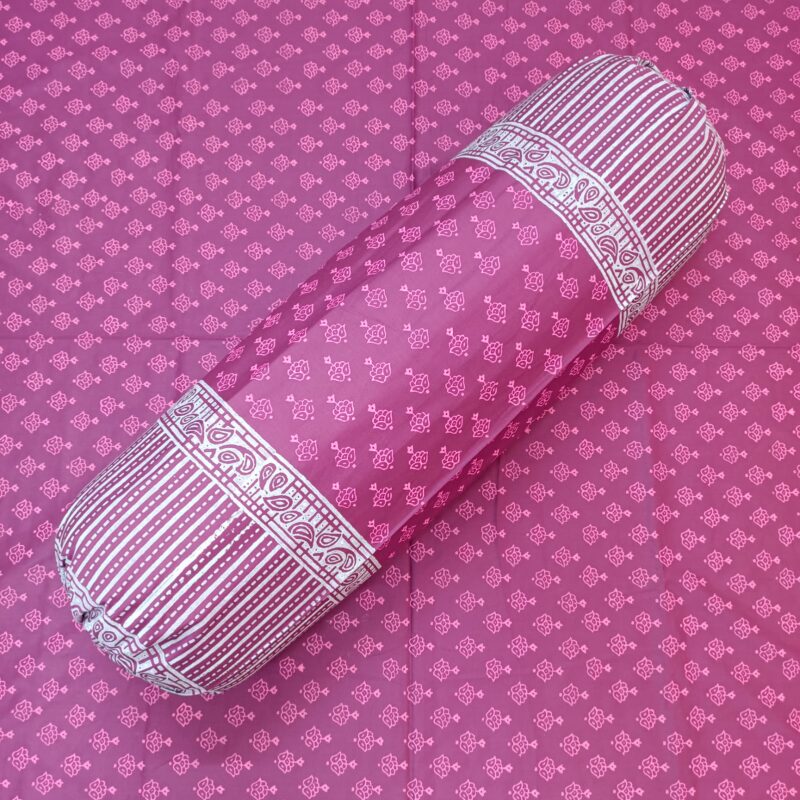 Hand Block Ortha Bedsheet – 4 Pecs – King Size - Image 4