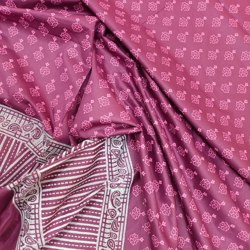 Hand Block Ortha Bedsheet – 4 Pecs – King Size - Image 6