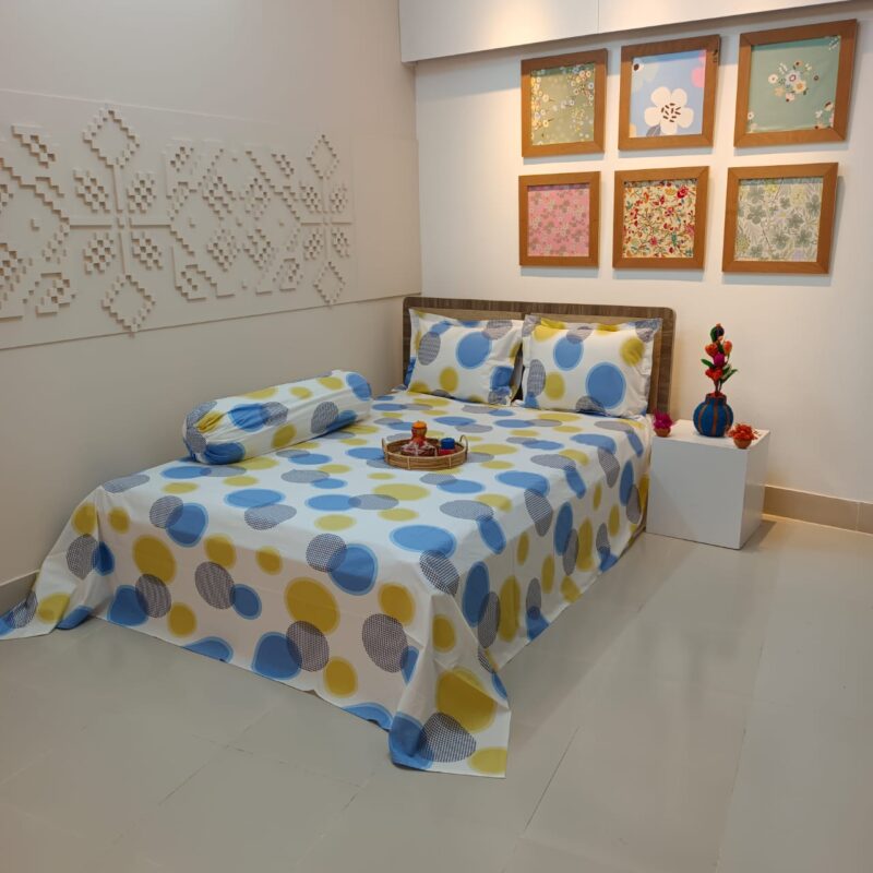 ORTHA EXCLUSIVE COTTON KING SIZE BEDSHEET – 3 PECS SET - Image 2