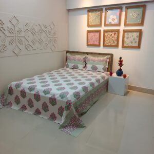 ORTHA EXCLUSIVE COTTON KING SIZE BEDSHEET – 3 PECS SET